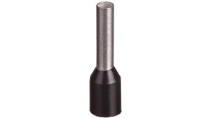 Końcówka tulejkowa izolowana TI 1,5mm2/8mm czarna cynowana TI1,5L8x500 /500szt./