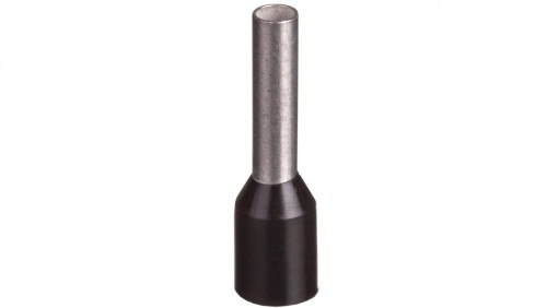Końcówka tulejkowa izolowana TI 1,5mm2/8mm czarna cynowana TI1,5L8x500 /500szt./