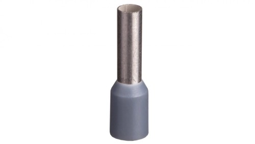 Końcówka tulejkowa izolowana TI 4mm2/10mm szara cynowana TI4L10x500 /500szt./