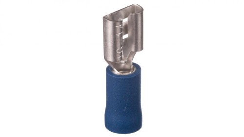 Gniazdo konektorowe izolowane 1,5-2,5mm2 6,3/0,8 PVC GKI2,5/6,3/0,8 /100szt./