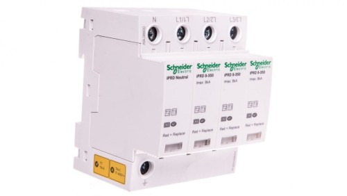 Ogranicznik przepięć Typ T3 4P 8kA 1,1kV 350V iPRD A9L08600