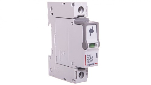 Ogranicznik przepięć Typ T2 1P 20kA 1,2kV ON 300 TT, TN (TNC, TNS) 412220
