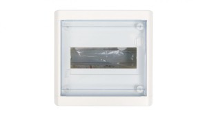 Rozdzielnica modułowa 1x8 natynkowa IP40 Nedbox (drzwi transparentne) 601245