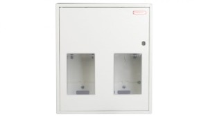 Szafka licznikowa natynkowa/podtynkowa (uniwersalna) 2-licznikowa 1-fazowe 12 modułów IP30 RU-1-2L-12 Z/O
