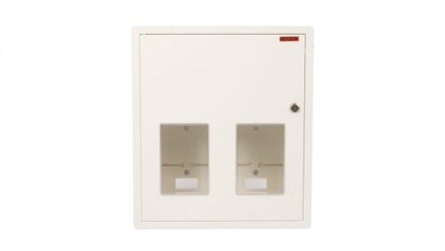 Szafka licznikowa podtynkowa 2-licznikowa 1-fazowe 12 modułów IP30 RW-1-2L-12 Z/O