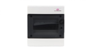 Rozdzielnica modułowa 1x8 podtynkowa /transparentna/ IP40 ECM8PT DIDO 001101010