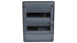 Rozdzielnica modułowa 2x12 natynkowa IP40 Golf (drzwi transparentne) VS212TD