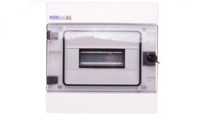 Rozdzielnica hermetyczna modułowa (500V AC ,1000V DC) 1x8 natynkowa IP65 RH-8 36.8