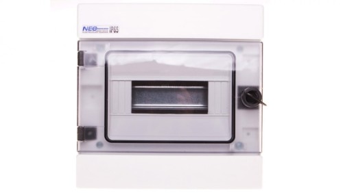 Rozdzielnica hermetyczna modułowa (500V AC ,1000V DC) 1x8 natynkowa IP65 RH-8 36.8