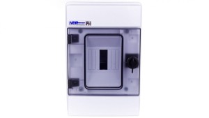 Rozdzielnica hermetyczna modułowa (500V AC ,1000V DC) 1x4 natynkowa IP65 RH-4 36.04