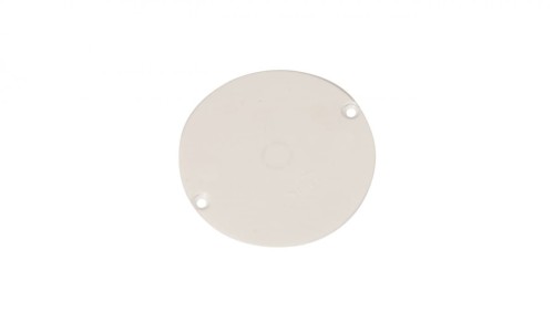 Pokrywa puszki zlicowana przykręcana 60mm biała (do puszek PV60K i PV60D) PL60 37107006 /10szt./