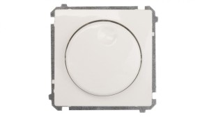 Simon Basic Ściemniacz obrotowy 20-500VA biały BMS9T.01/11
