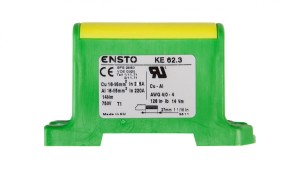 Złączka szynowa 2-przewodowa 16-95mm2 zielono-żółta KE62.3