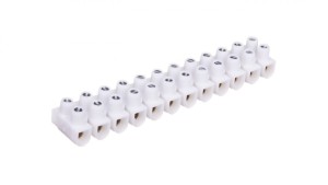 Listwa zaciskowa 12-torowa 6mm2 biała 034223