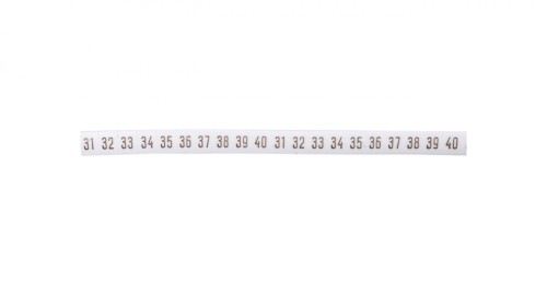 Oznacznik biały DK2/Z5 /31-40/ 89281006 (100szt.)