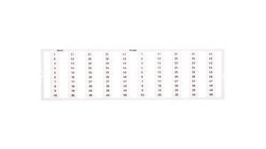 Oznaczniki WMB 2x 1-50 793-666 /5szt./