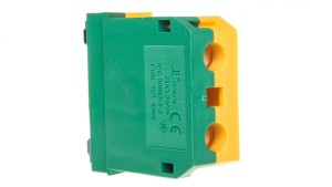Złączka szynowa 2-przewodowa 35mm2 żółto-zielona ZUO 35/35 R33RA-01020100601