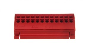 Blok potencjałowy 4mm2 czerwony 812-103