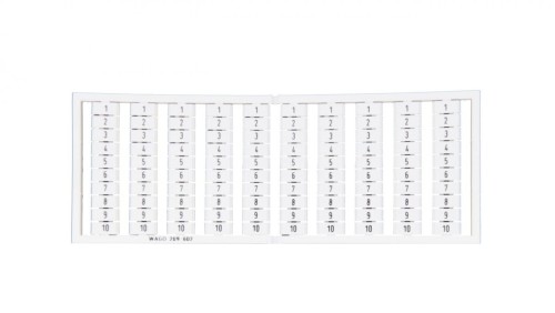 Ramka z oznacznikami 10x 1-10 209-602 /5szt./