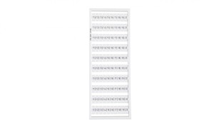 Ramka z oznacznikami 10x 11-20 209-503 /5szt./