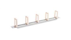 Organizer kabli 19 1U z 5 uchwytami - typ B szary LENBERG AK-1202-S