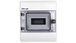 Rozdzielnica modułowa 1x8 podtynkowa IP65. RHp-8/Z (z zamkiem) 36.809