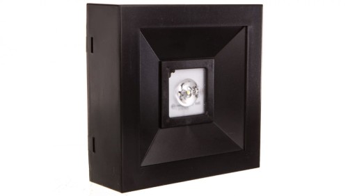 Oprawa awaryjna LOVATO N ECO LED 3W 315lm (opt. otwarta) 1h jednozadaniowa czarna LVNO/3W/E/1/SE/X/BL