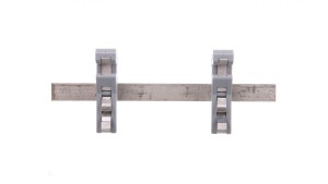 Szyna Cu 10x3mm dł 125mm mocowanie na TH35 do obejm do ekranów 790-115