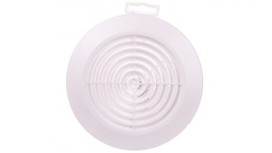 Kratka wentylacyjna sufitowa fi 100mm biała siatka T64