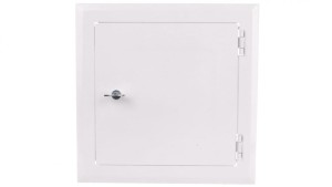 Drzwiczki rewizyjne metalowe 140x140mm białe DMW81