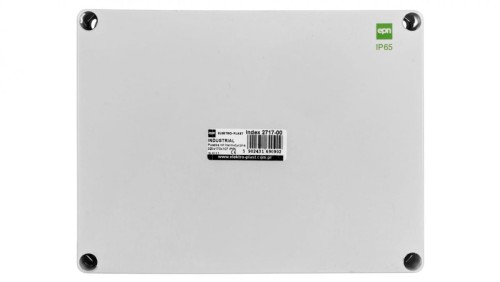 INDUSTRIAL Puszka hermetyczna n/t 220x170x107 IP65 szara 2717-00