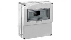 Rozdzielnia budowlana pusta 12 mod.3 gniazda bez otworów szara EC69004