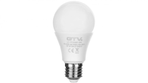 Żarówka LED E27 A60 6W 470lm ciepła biała AC230V 160st. LD-PC2A60-6W