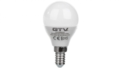 Żarówka LED E14 B45B 6W 470lm 3000K AC220-240V 160st. LD-SMGB45B-60