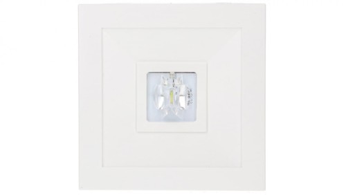 Oprawa awaryjna LOVATO N LED 1W (opt. koryt.) 1h jednozadaniowa biała ECO LED LVNC/1W/E/1/SE