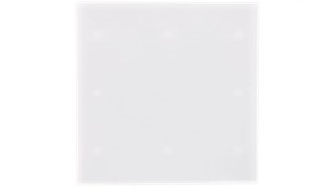 Panel do ramki i korpusu 100mm biały mrożony Trax Glass PTG100