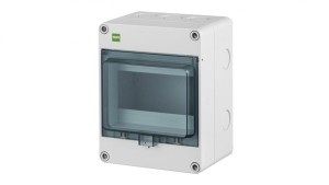 Rozdzielnica hermetyczna HERMETICA RN 1x6 400V AC 1000V DC zacisk N dymny IP65 2203-01