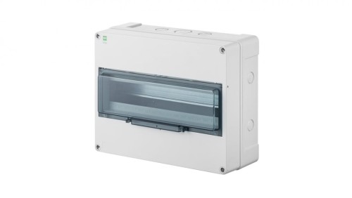 Rozdzielnica hermetyczna HERMETICA RN 1x12+4 400V AC 1000V DC PE+N dymny IP65 2208-01