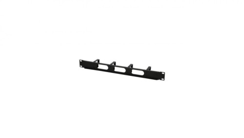 Organizer kabli 1U do szaf rack 19, 4x48mm, czarny