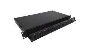 Przełącznica światłowodowa 24xSC duplex 19 1U z płytą czołową, wysuwalna FOP-1U-24SCD-C