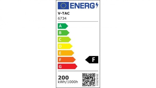 Projektor LED 200W 17600lm 6400K Seria F-Class IP65 Czarny 6734