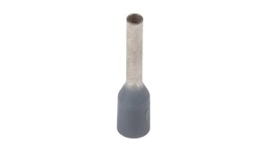 Końcówka tulejkowa izolowana HI 0,75/8 DIN szara E08KH-02010102302 /100szt./