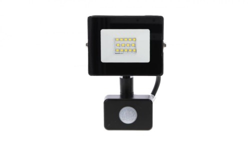 NAŚWIETLACZ LED SMD KASTEL 10W 4000K 800LM IP65 CZARNY CZ. PIR C64-S-LFK-010BL-4K