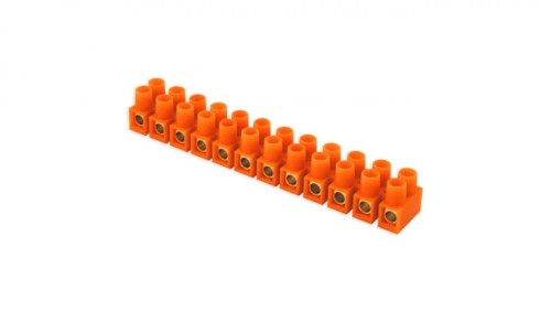 Listwa zaciskowa 12-torowa 4,0mm2 pomarańczowy 34578