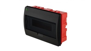 Rozdzielnica modułowa Elegant 1x12 podtynkowa IP40 N+PE czarny 2413-09