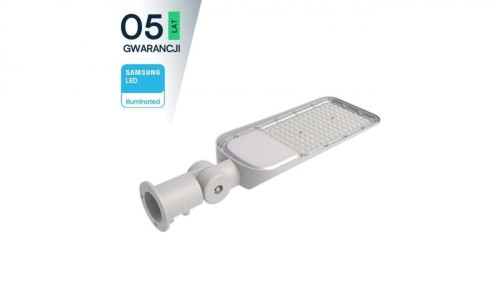Oprawa Uliczna LED 150W 16500lm 4000K Diody SAMSUNG IP65 Szara 5 Lat Gwarancji Regulowany uchwyt 2120428