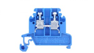 Złączka szynowa 2-przewodowa 4 mm2 niebieski ZG-G4 A11-8206