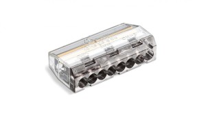 Szybkozłączka SCP8 IDEALNA wtykowa do drutów i wielodrutów 8-torowa 4mm 24A 450V 88000007S /50szt./