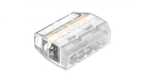 Szybkozłączka SCP5 IDEALNA wtykowa do drutów i wielodrutów 5-torowa 4mm 24A 450V 88000002S /50szt./
