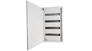 Rozdzielnica natynkowa metalowa 72 modułowa 4x18 436x755x130 RAL9003 IP30 MN72/4/18